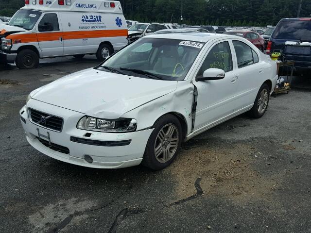 YV1RS592X92727659 - 2009 VOLVO S60 2.5T WHITE photo 2