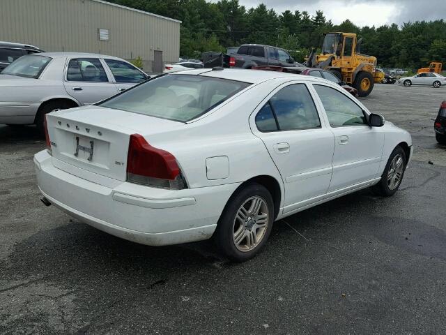 YV1RS592X92727659 - 2009 VOLVO S60 2.5T WHITE photo 4