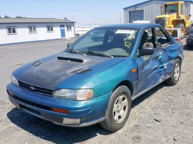 JF1GM2255TG410592 - 1996 SUBARU IMPREZA BR BLUE photo 2