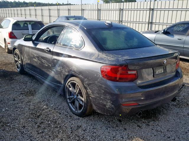 WBA1J9C5XFV371253 - 2015 BMW M235XI GRAY photo 3