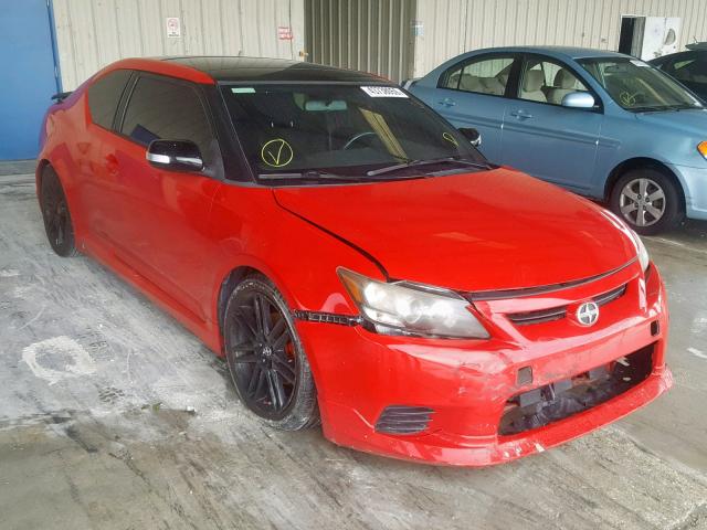 JTKJF5C78D3055883 - 2013 TOYOTA SCION TC წითელი ფოტო 1