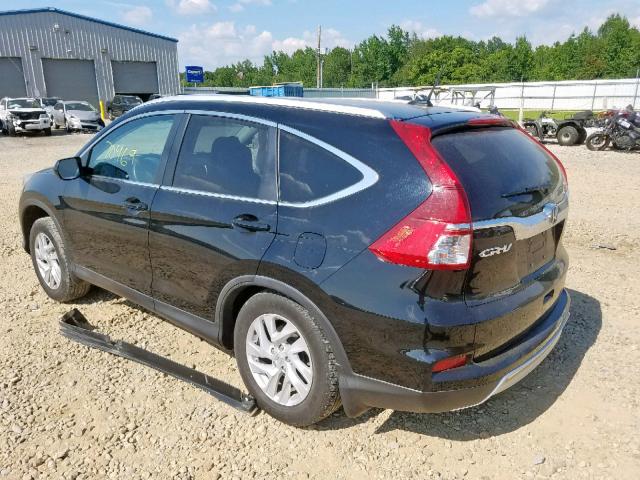 2HKRM3H71FH555050 - 2015 HONDA CR-V EXL BLACK photo 3