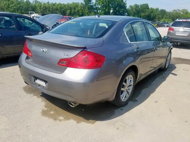 JNKCV61F19M365327 - 2009 INFINITI G37 GRAY photo 4