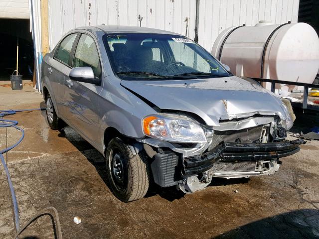 KL1TD5DE1BB234697 - 2011 CHEVROLET AVEO LS SILVER photo 1