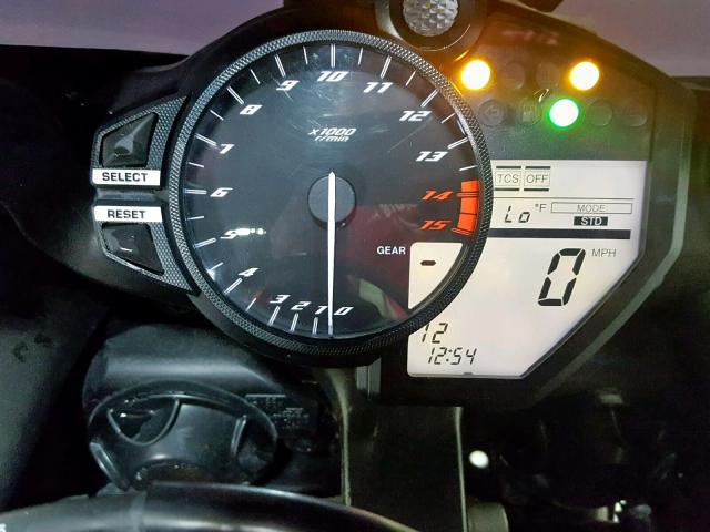 JYARN23Y9EA003739 - 2014 YAMAHA YZFR1 C GRAY photo 10