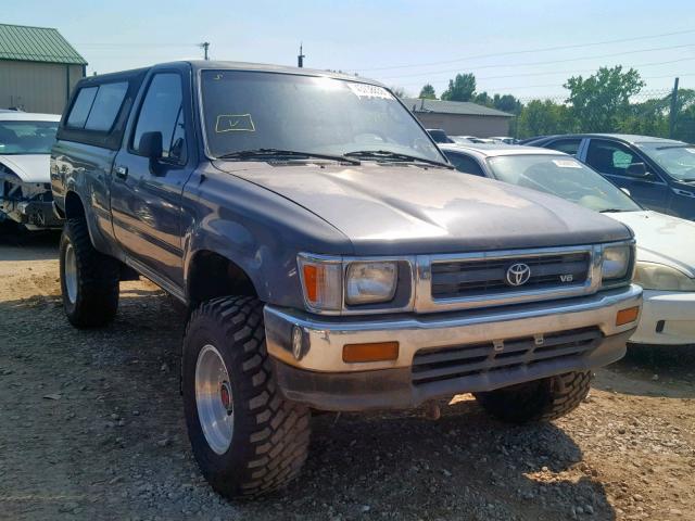 4TAVN01D3PZ116819 - 1993 TOYOTA PICKUP 1/2 GRAY photo 1