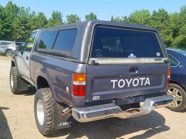 4TAVN01D3PZ116819 - 1993 TOYOTA PICKUP 1/2 GRAY photo 3