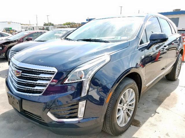 1GYKNBRS5HZ261314 - 2017 CADILLAC XT5 LUXURY BLUE photo 2