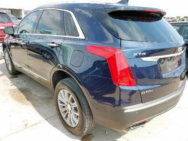 1GYKNBRS5HZ261314 - 2017 CADILLAC XT5 LUXURY BLUE photo 3