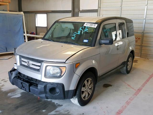 5J6YH18747L009158 - 2007 HONDA ELEMENT EX GRAY photo 2