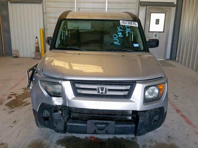 5J6YH18747L009158 - 2007 HONDA ELEMENT EX GRAY photo 9