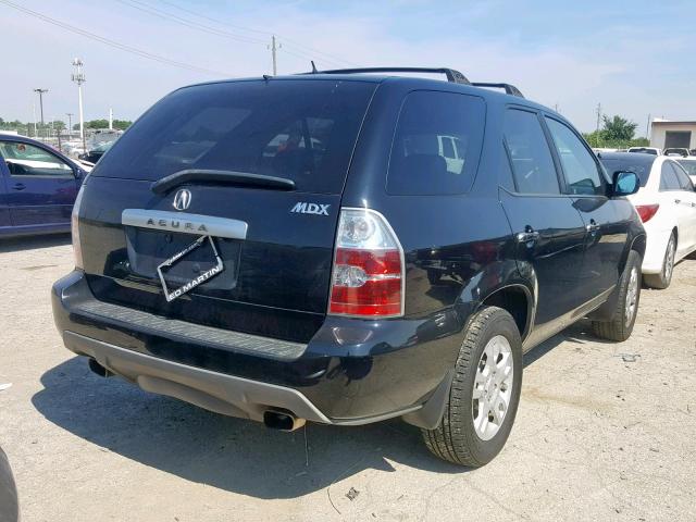 2HNYD18905H515206 - 2005 ACURA MDX TOURIN BLACK photo 4