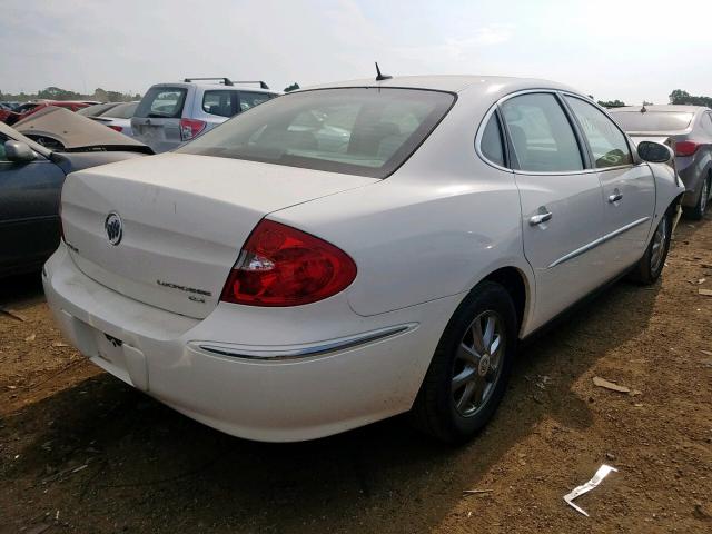 2G4WC582X81201677 - 2008 BUICK LACROSSE C WHITE photo 4