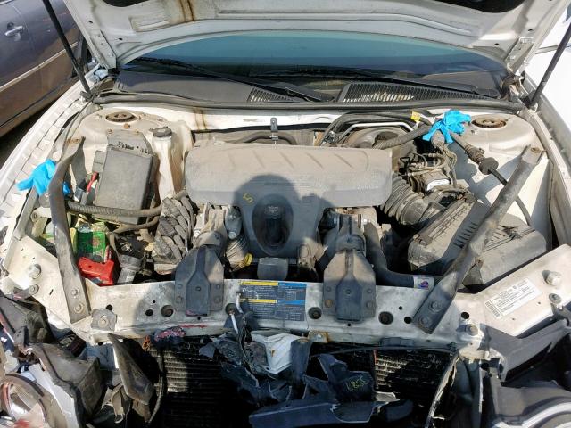 2G4WC582X81201677 - 2008 BUICK LACROSSE C WHITE photo 7