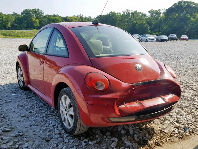 3VWRW31C79M510899 - 2009 VOLKSWAGEN NEW BEETLE წითელი ფოტო 3