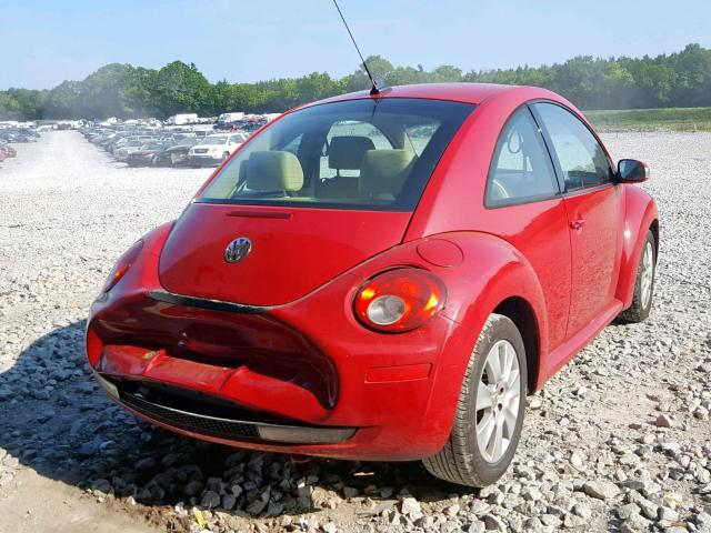 3VWRW31C79M510899 - 2009 VOLKSWAGEN NEW BEETLE წითელი ფოტო 4