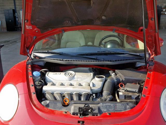 3VWRW31C79M510899 - 2009 VOLKSWAGEN NEW BEETLE წითელი ფოტო 7