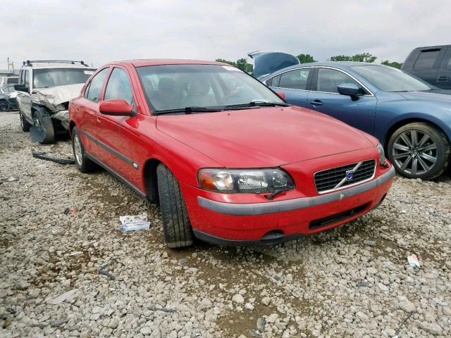 YV1RS61R012036689 - 2001 VOLVO S60 RED photo 1