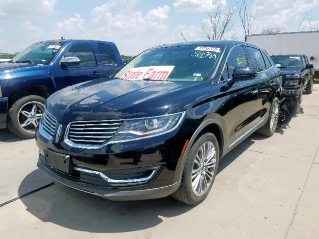 2LMPJ6LPXHBL41343 - 2017 LINCOLN MKX RESERV BLACK photo 2