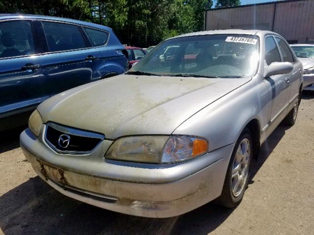 1YVGF22F1Y5121834 - 2000 MAZDA 626 ES SILVER photo 2