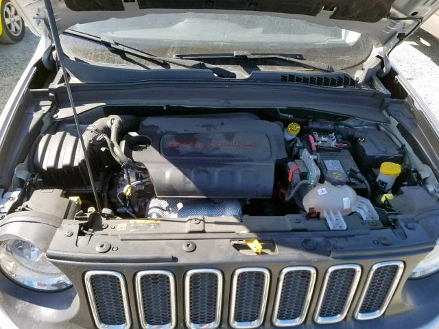 ZACCJAAB8HPF59303 - 2017 JEEP RENEGADE S ვერცხლისფერი ფოტო 7