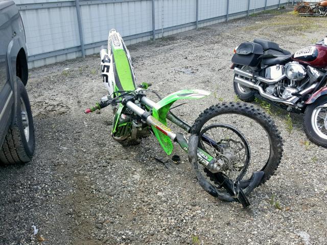 JKAKXGHC0HA013357 - 2017 KAWASAKI KX450 F GREEN photo 1