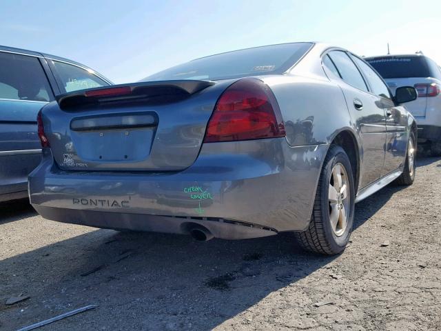 2G2WP522051173521 - 2005 PONTIAC GRAND PRIX GRAY photo 4
