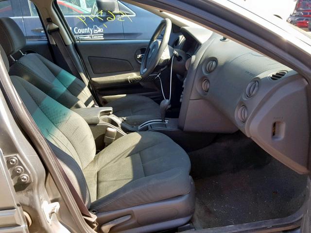 2G2WP522051173521 - 2005 PONTIAC GRAND PRIX GRAY photo 5
