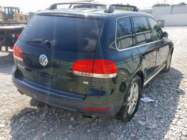 WVGCM77L64D076357 - 2004 VOLKSWAGEN TOUAREG 4. GREEN photo 4