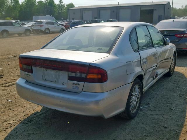 4S3BE635437212190 - 2003 SUBARU LEGACY L SILVER photo 4