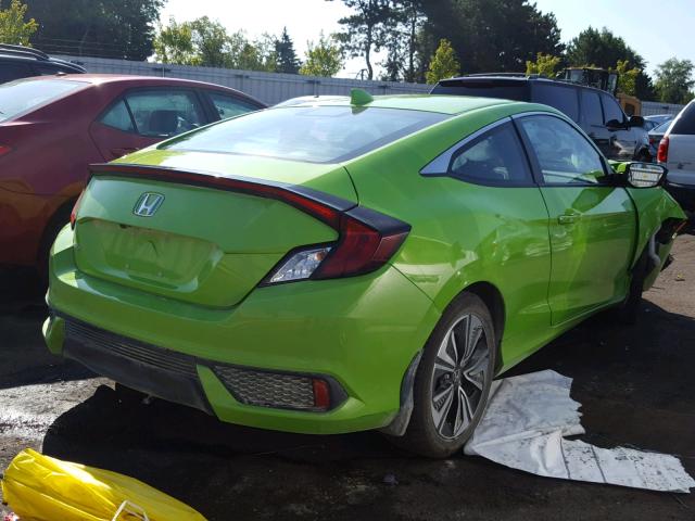 2HGFC3B71GH350340 - 2016 HONDA CIVIC EXL GREEN photo 4