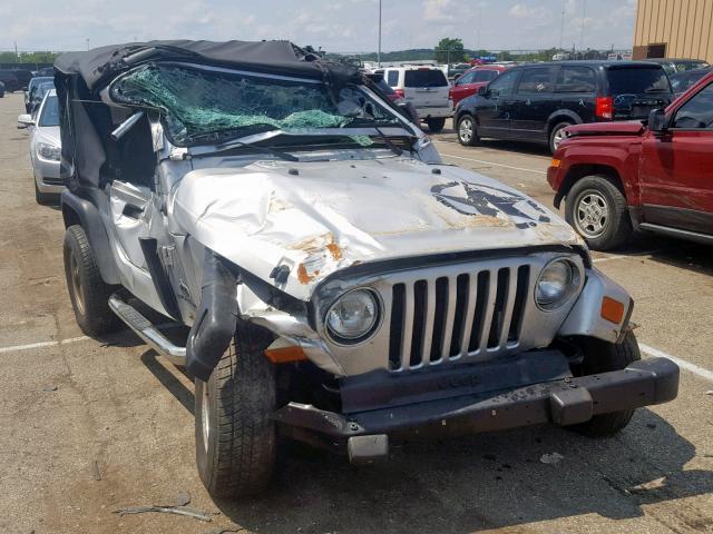 1J4FA39S54P748568 - 2004 JEEP WRANGLER X SILVER photo 9