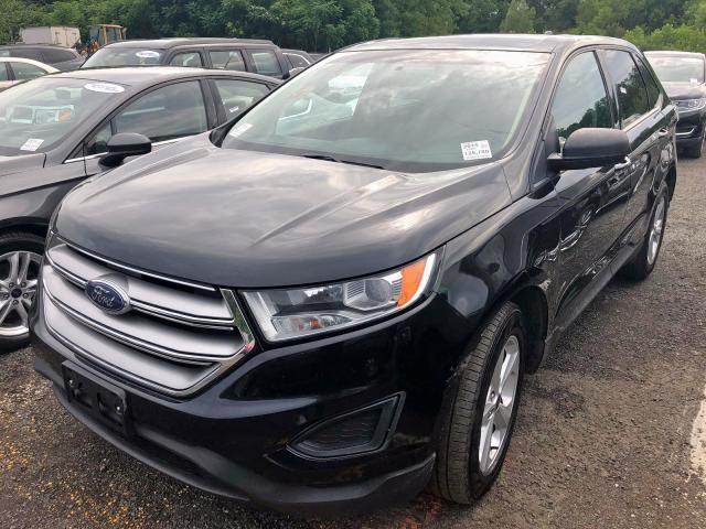 2FMTK4G96FBC24329 - 2015 FORD EDGE SE BLACK photo 2