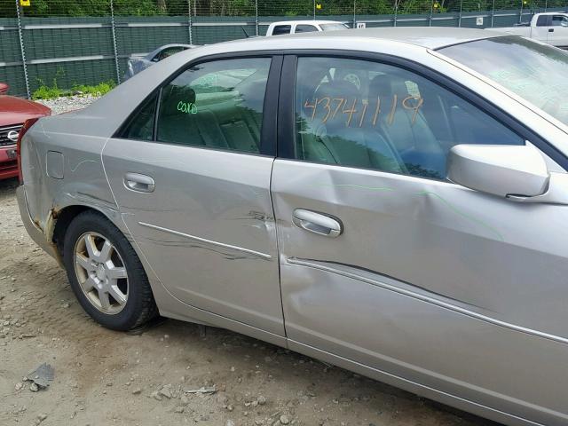 1G6DP577960101174 - 2006 CADILLAC CTS HI FEA SILVER photo 9