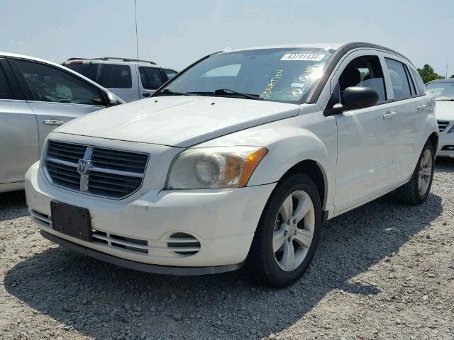 1B3CB4HA6AD558684 - 2010 DODGE CALIBER SX WHITE photo 2