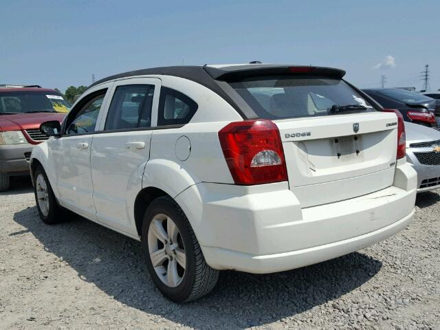 1B3CB4HA6AD558684 - 2010 DODGE CALIBER SX WHITE photo 3