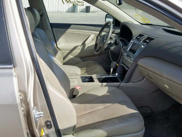 JTNBB46K373034098 - 2007 TOYOTA CAMRY NEW GOLD photo 5