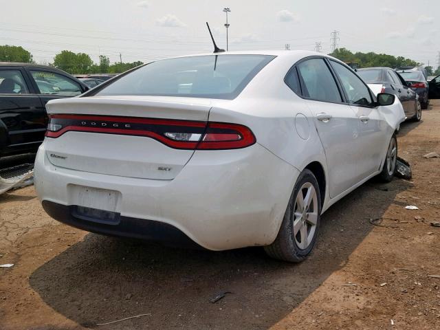 1C3CDFBB1FD286160 - 2015 DODGE DART SXT WHITE photo 4