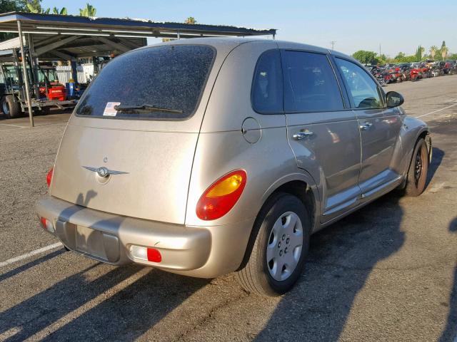 3C4FY48B94T287864 - 2004 CHRYSLER PT CRUISER GOLD photo 4