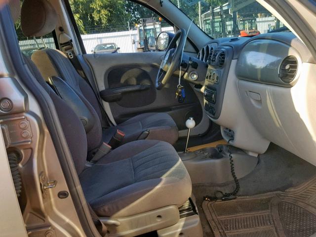 3C4FY48B94T287864 - 2004 CHRYSLER PT CRUISER GOLD photo 5