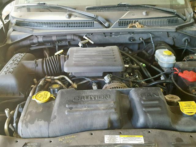 1B4HS38N22F150509 - 2002 DODGE DURANGO SP GRAY photo 7