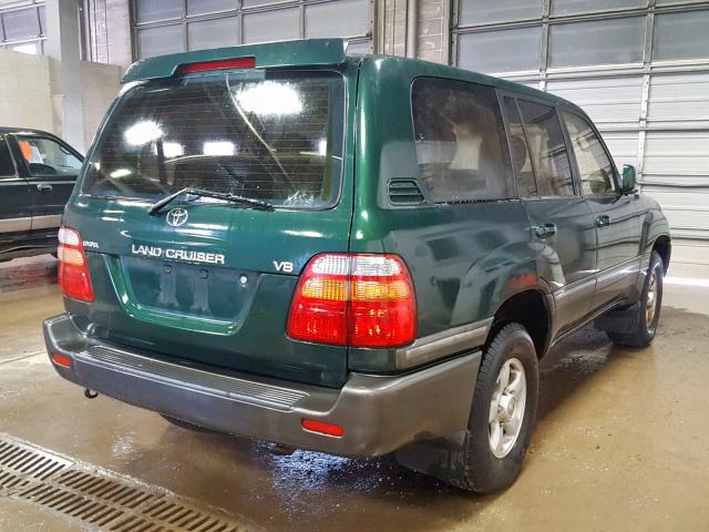 JT3HT05J8Y0076805 - 2000 TOYOTA LAND CRUIS GREEN photo 4