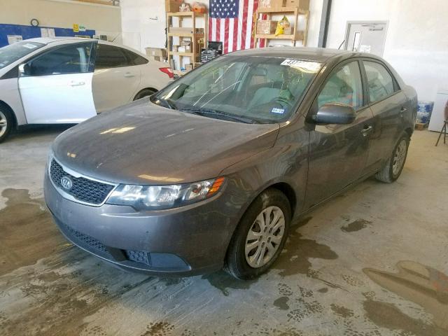 KNAFU4A26D5734864 - 2013 KIA FORTE EX BROWN photo 2