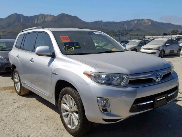 JTEDC3EH2C2007576 - 2012 TOYOTA HIGHLANDER SILVER photo 1