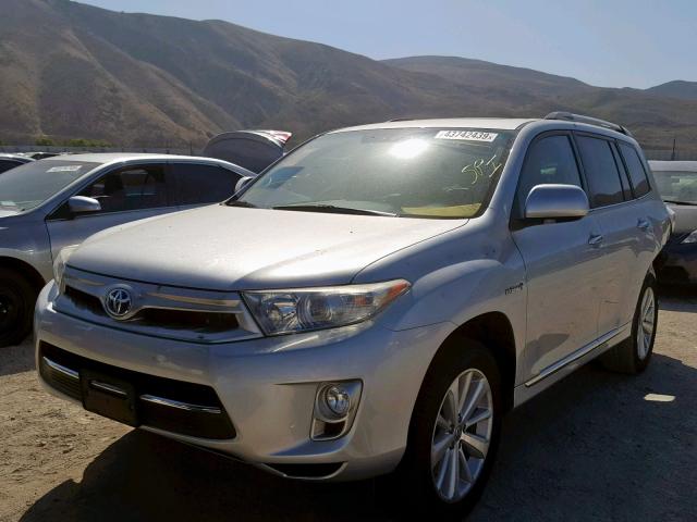 JTEDC3EH2C2007576 - 2012 TOYOTA HIGHLANDER SILVER photo 2