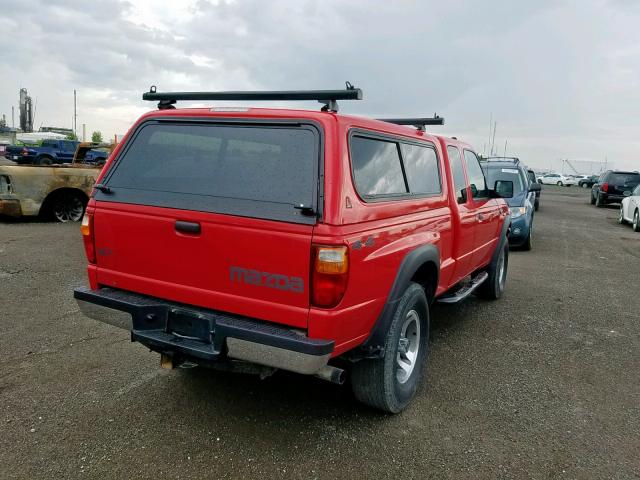 4F4ZR47E58PM00992 - 2008 MAZDA B4000 CAB RED photo 4