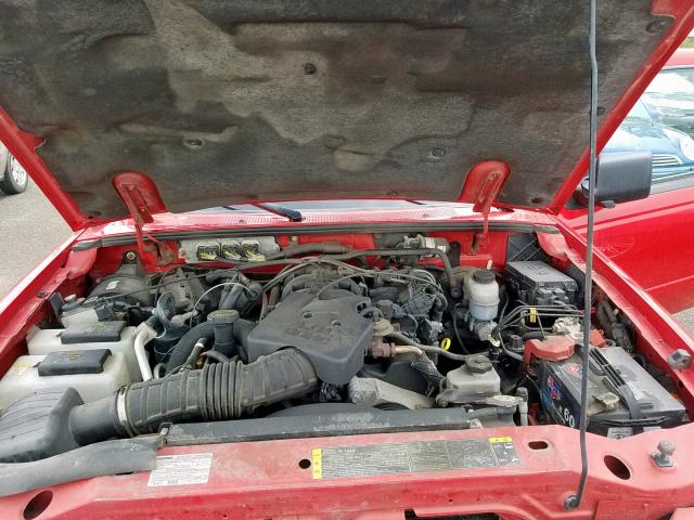 4F4ZR47E58PM00992 - 2008 MAZDA B4000 CAB RED photo 7