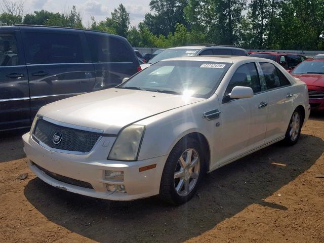 1G6DC67A550182296 - 2005 CADILLAC STS WHITE photo 2