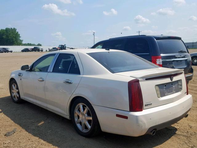 1G6DC67A550182296 - 2005 CADILLAC STS WHITE photo 3