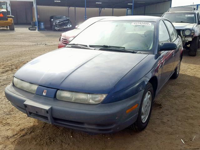 1G8ZF5286XZ325970 - 1999 SATURN SL BLUE photo 2